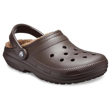 Zuecos Crocs Classic Forro Hombre Cafes | Mexico 0826ZUTG